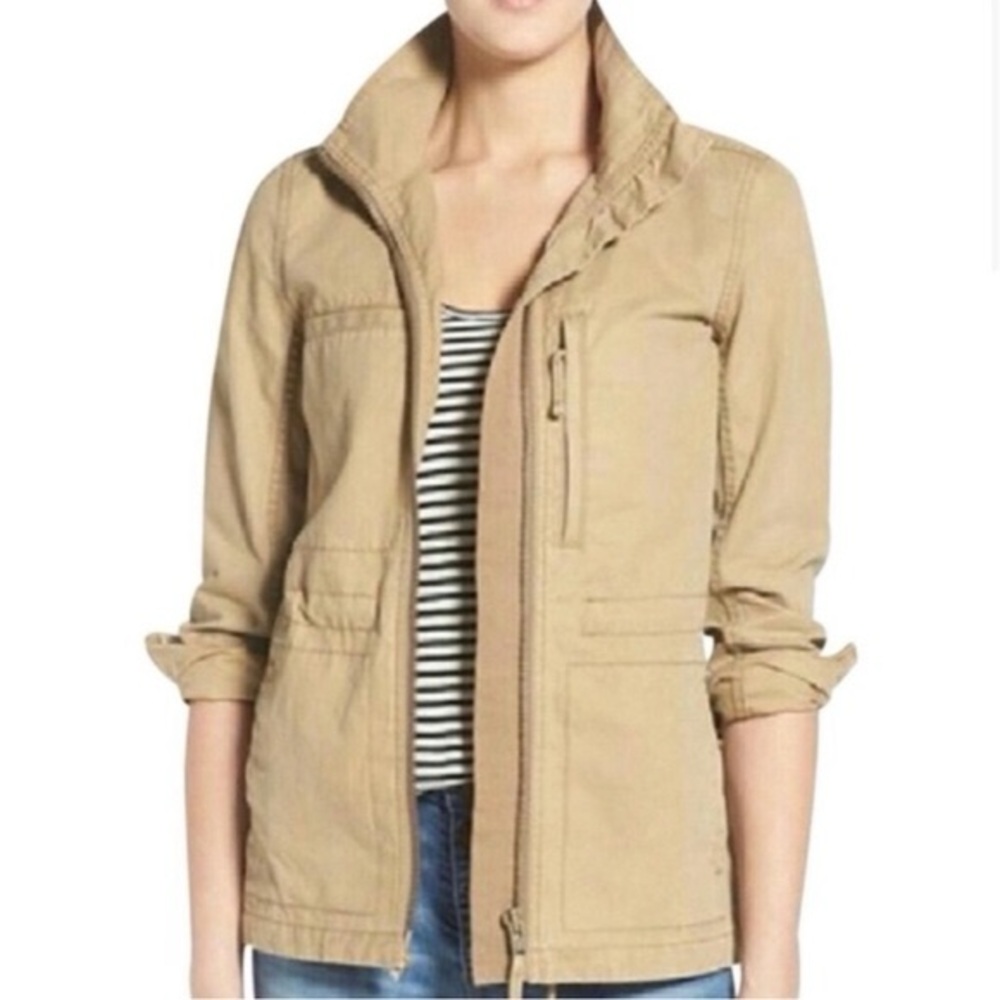 Madewell Fleet Utility Jacket in Khaki